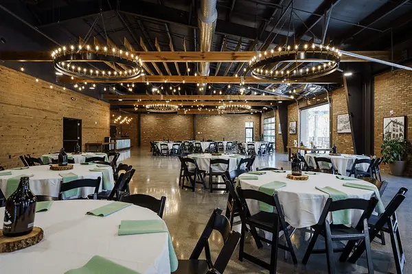 spacious reception venue