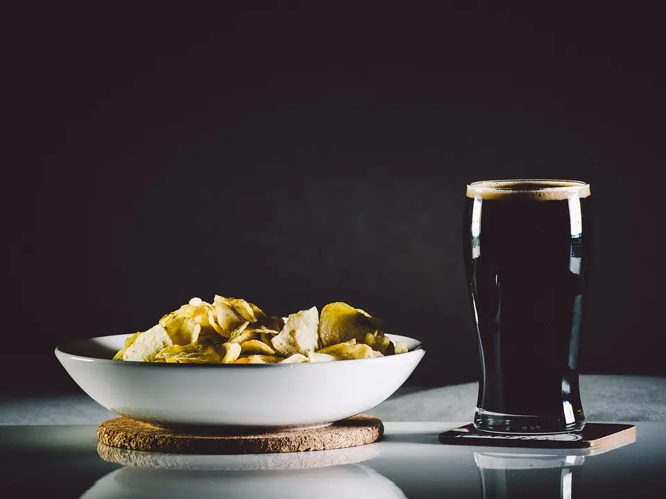A glass of Little Miami craft beer
