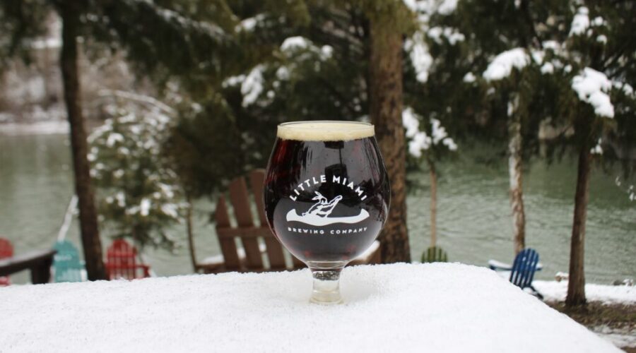 This image features Sasquatch, an English strong ale from Little Miami Brewing Company.