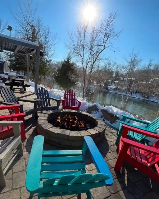 Cozy Fireside Moments by the Little Miami River