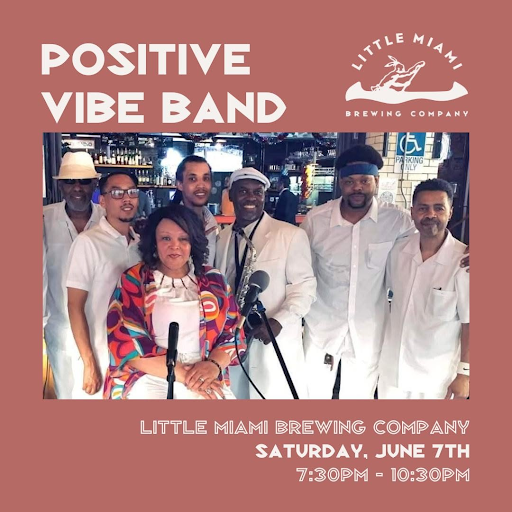 A six-member band performs at Little Miami Brewing Company on July 4th.